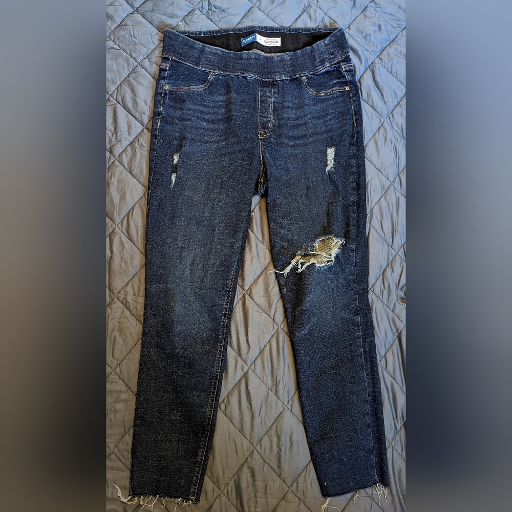 High Waisted Old Navy Rockstar super skinny Jeggings